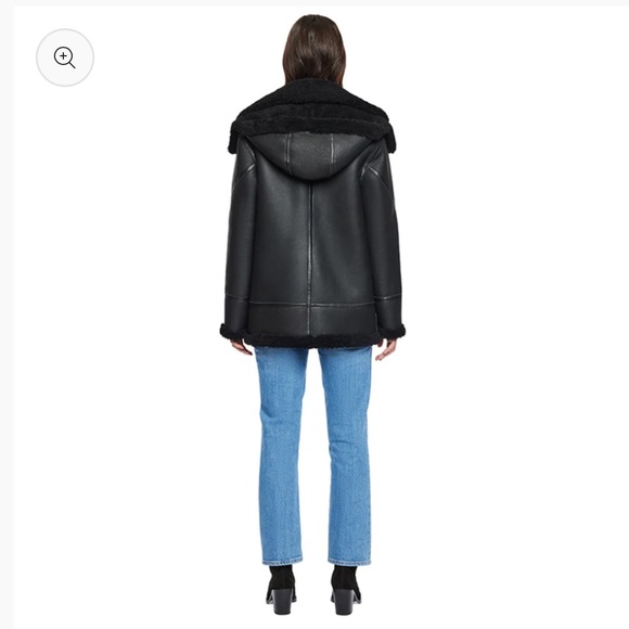 HiSo Martina Jet Shearling Jacket - Picture 3 of 10